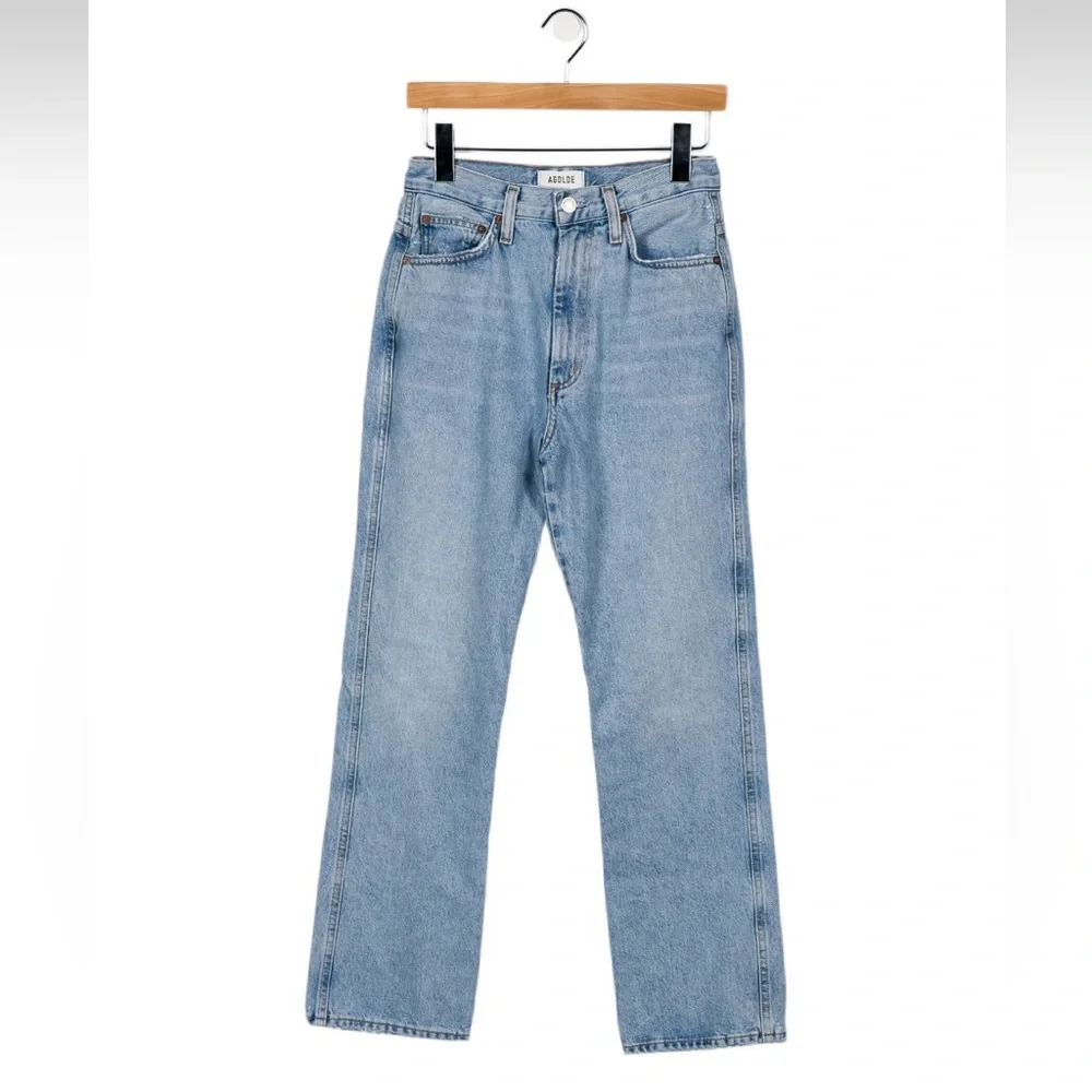 AGOLDE High-rise Straight Leg Jeans - Picture 1 of 2